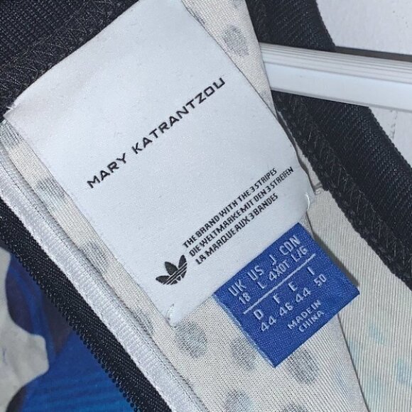 Mary Katrantzou x Adidas Women's Rowdy abstract sports Sweatshirt Dress Large - Picture 8 of 15